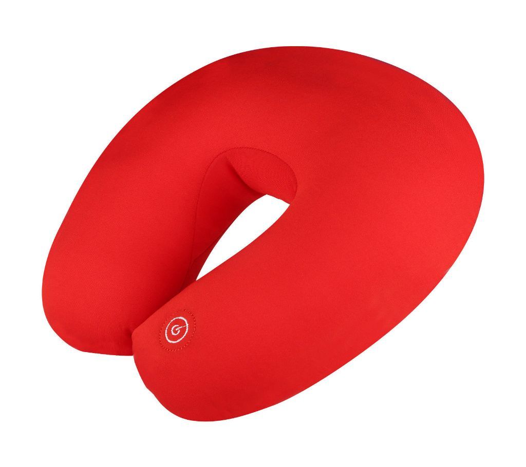 Neck Massager Plane Travel Pillow Vibrating Massaging Microbead Soft Contouring Sleeping Relaxing Pain Aid for Adults at Home, Office, Travel