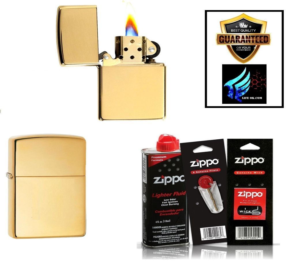 ORIGINAL Zippo Lighter GOLDEN Full Set - PART 1