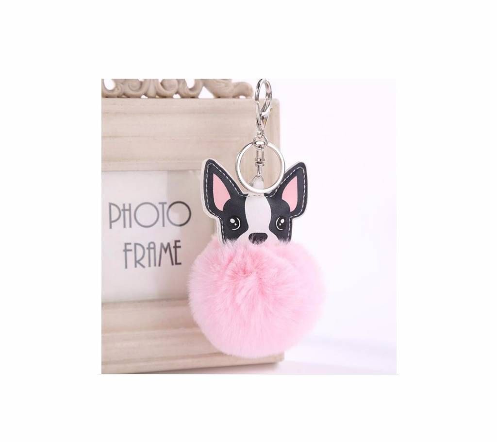 Fluffy Pompon Key chain