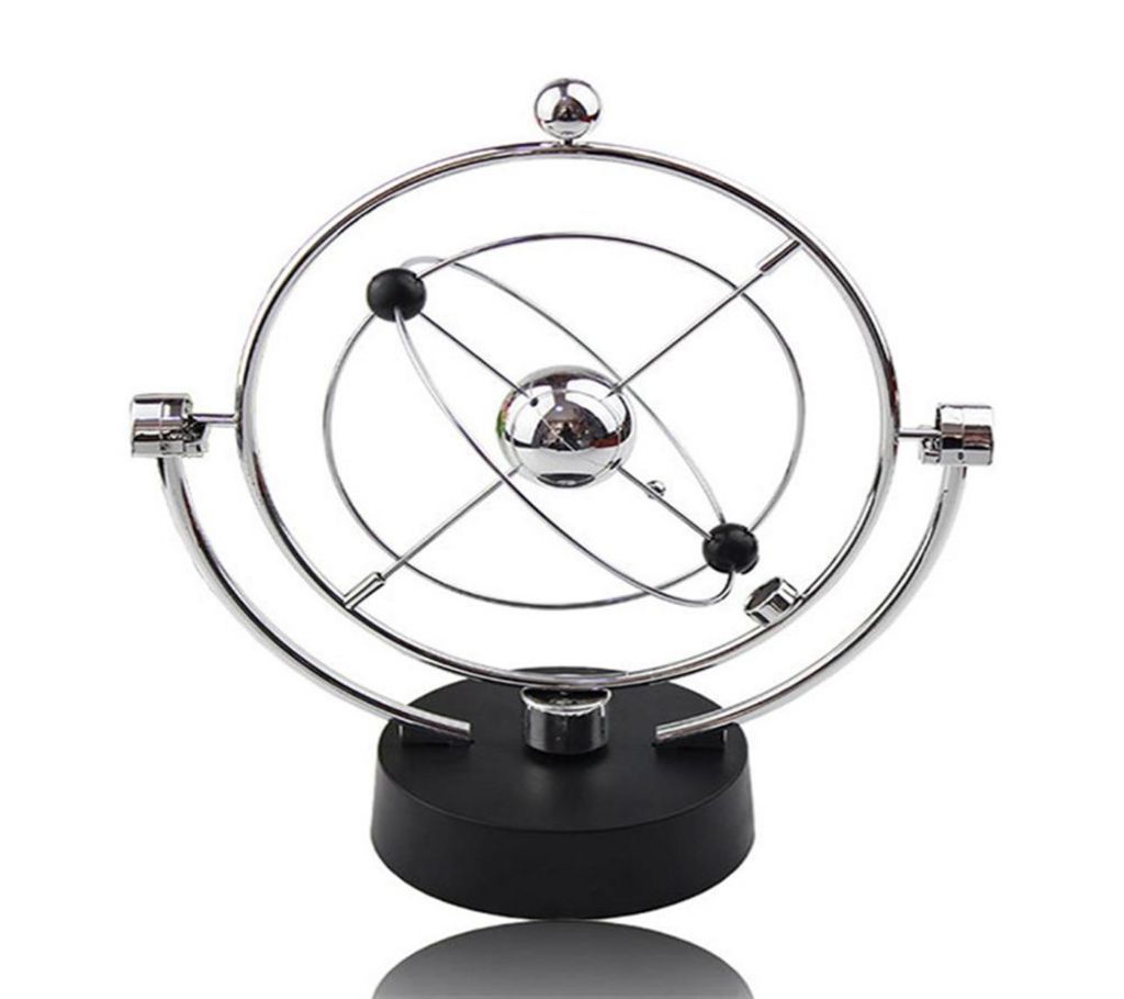 Electric Newton Cradle Steel Balance Ball Physics Science Pendulum Ornament