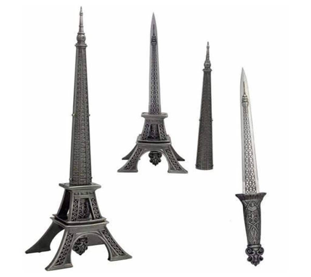 Eiffel Tower fantasy knife showpiece 