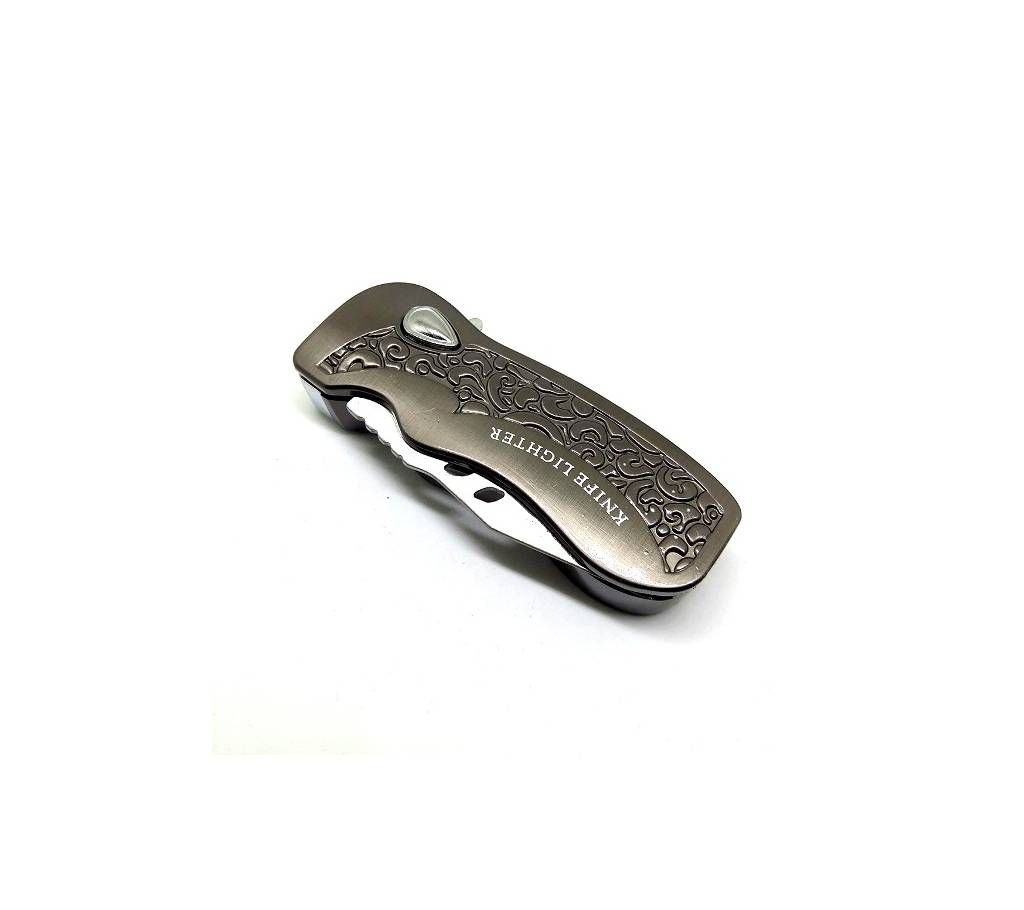 Knife with Gas Lighter
