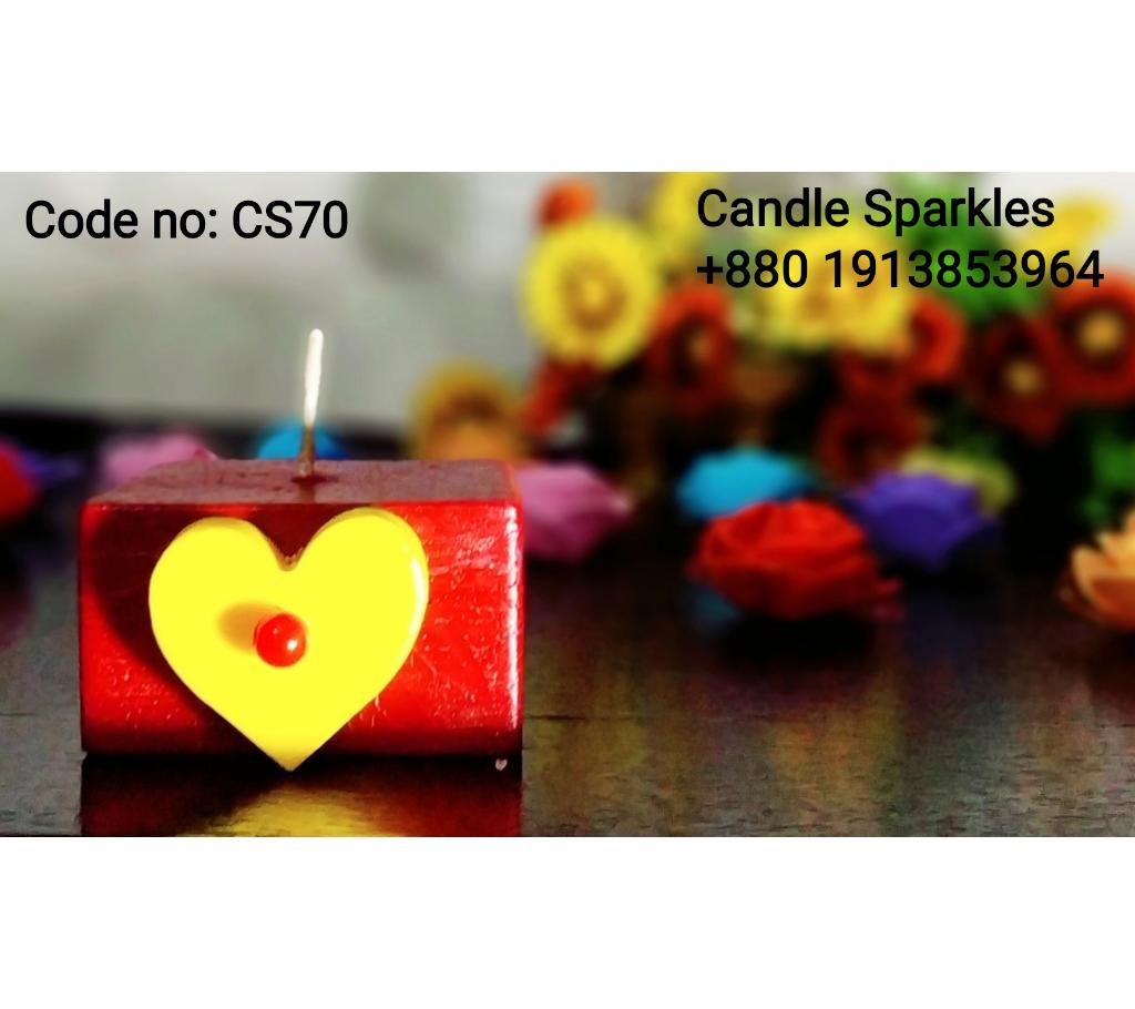 Red Pillar Candle 