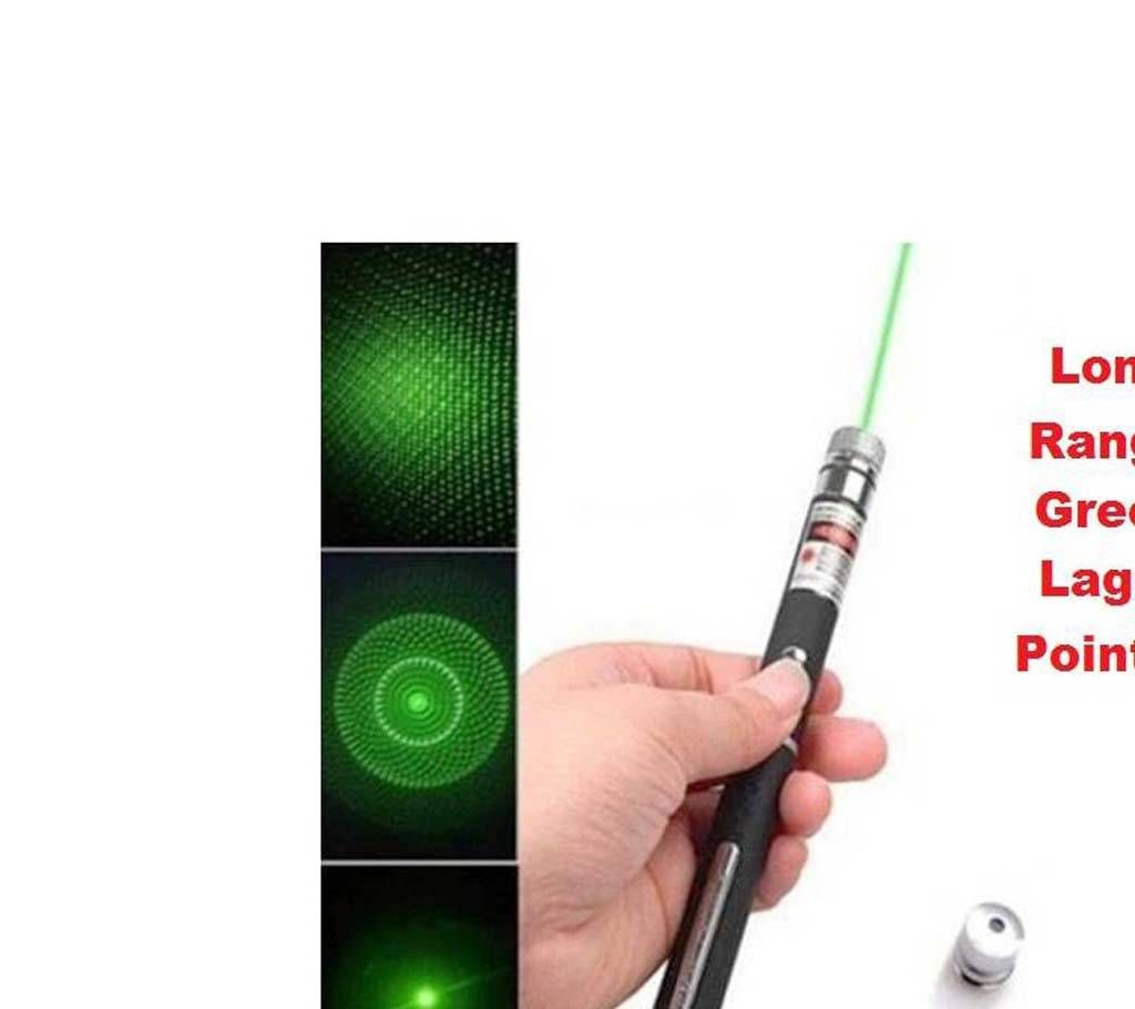 DANGER Green laser pointer any desired targets