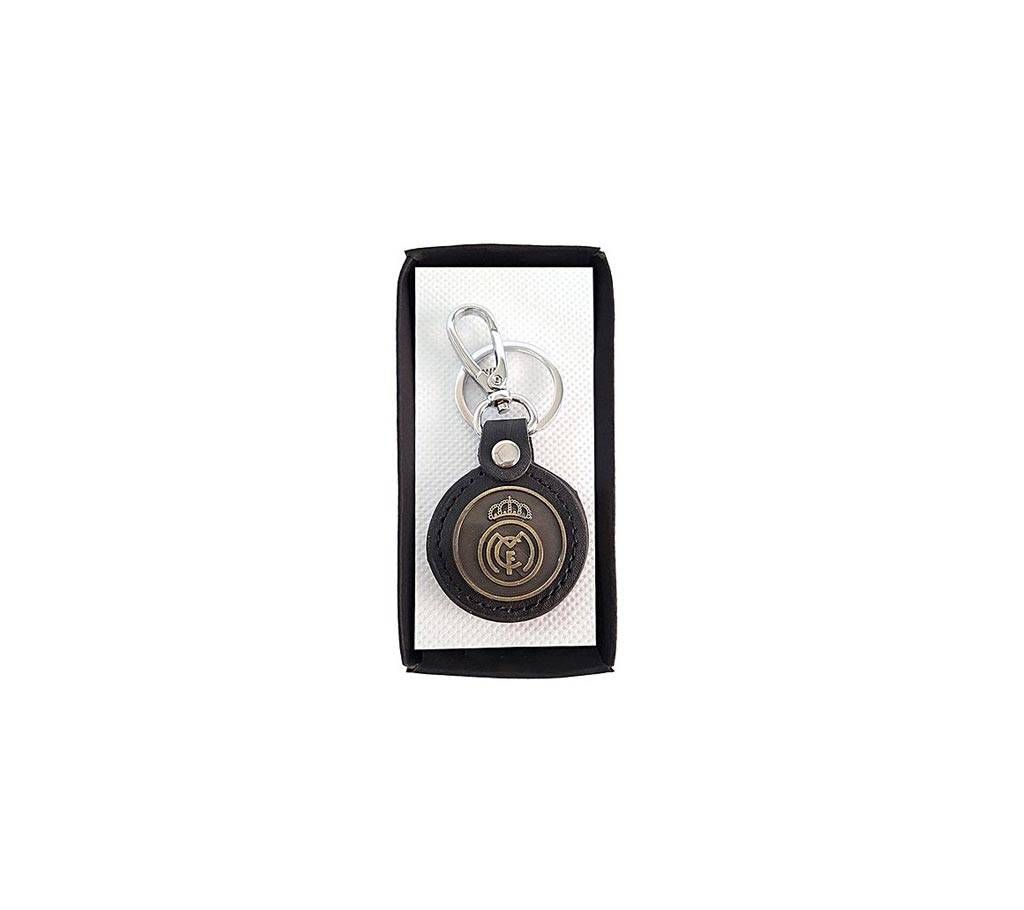 Real Madrid metal badge keyring