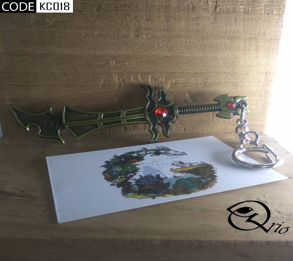 League of Legends Barbarian Sword Tryndamere Keychain