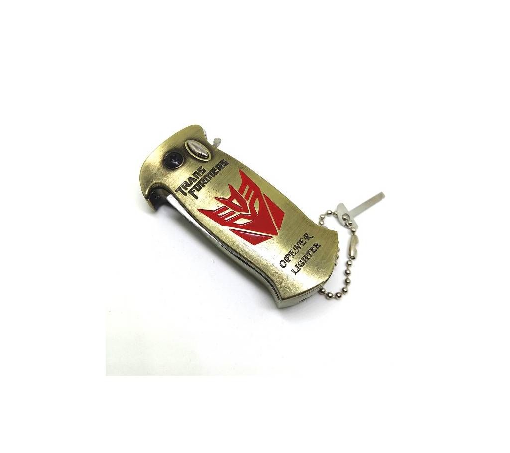 Transformers Knife with Gas Lighter