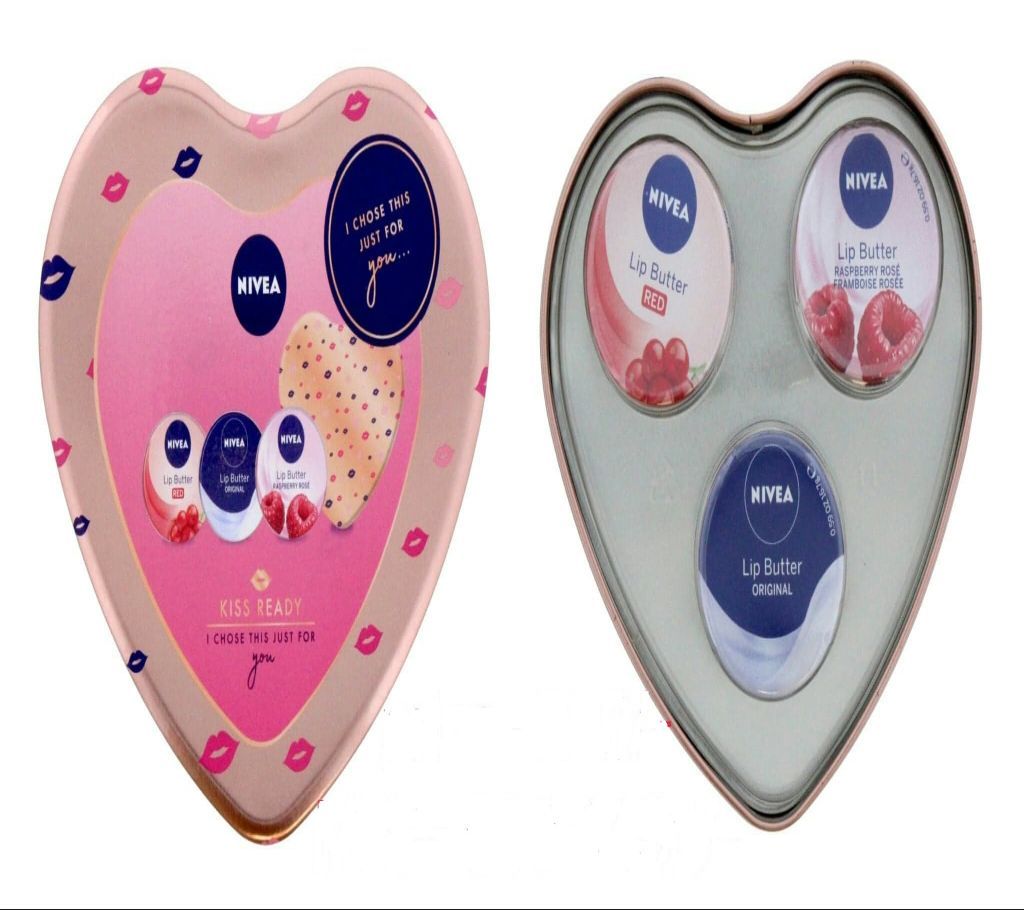 NIVEA lips butter 3pcs gift pack