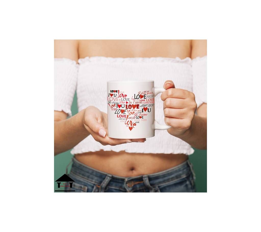 Love Valentine's Day White Mug