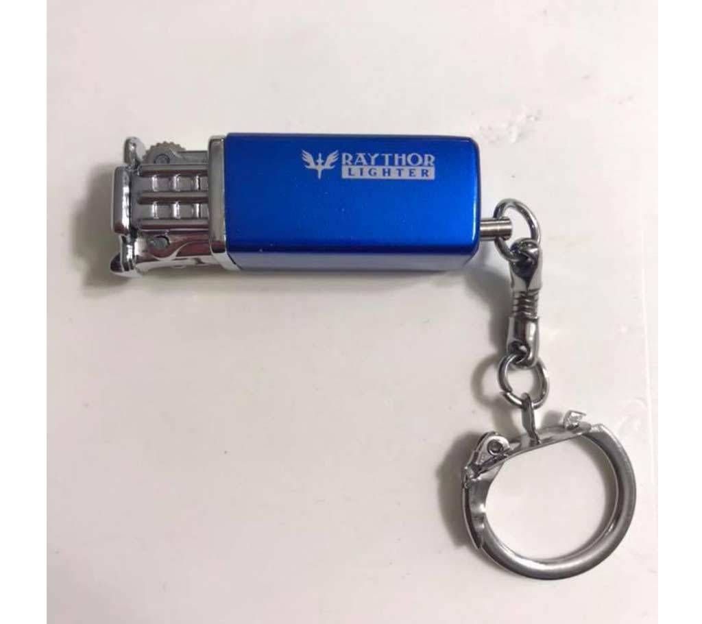 Mini Gas Lighter Metal Body With Key chain