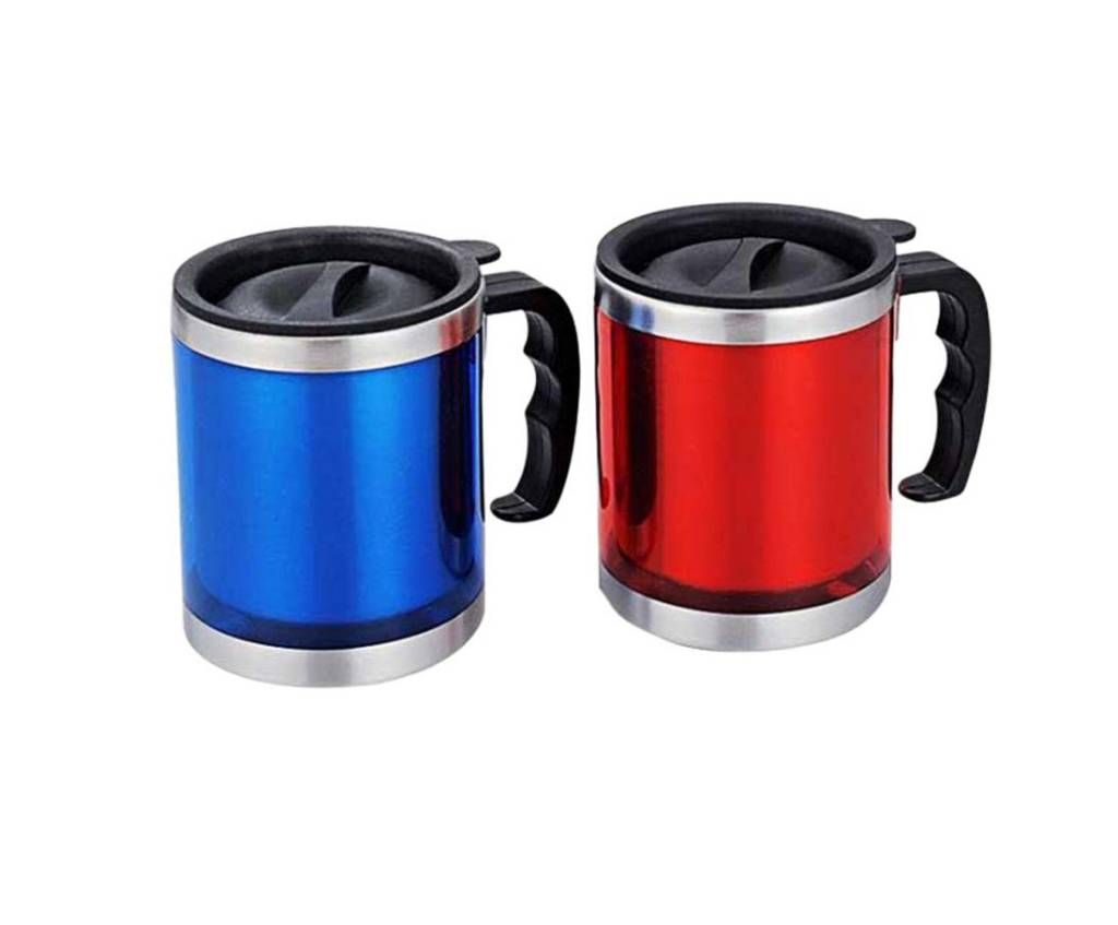 Stainless Steel Travel Coffee Mug - 1Pcs