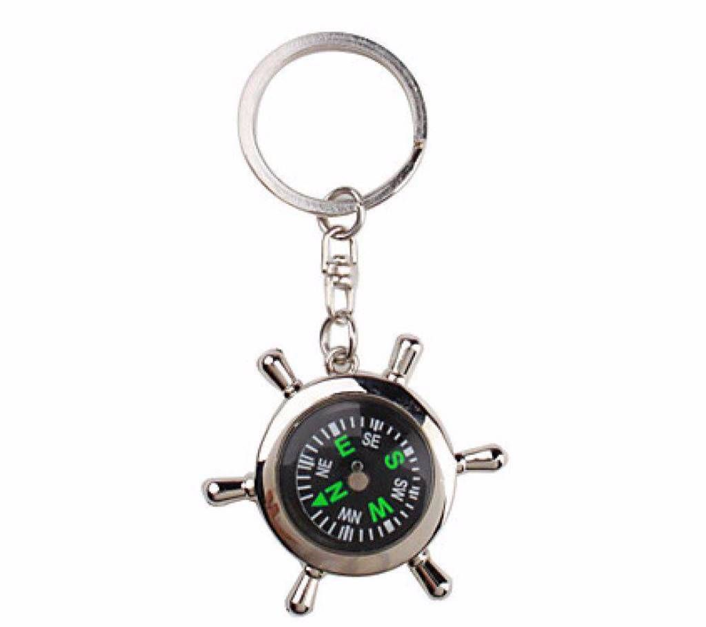 Compass Key Ring