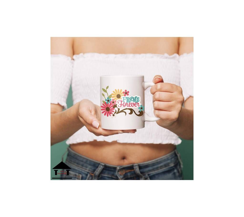 Friends Forever (Friendship Day)  White Mug
