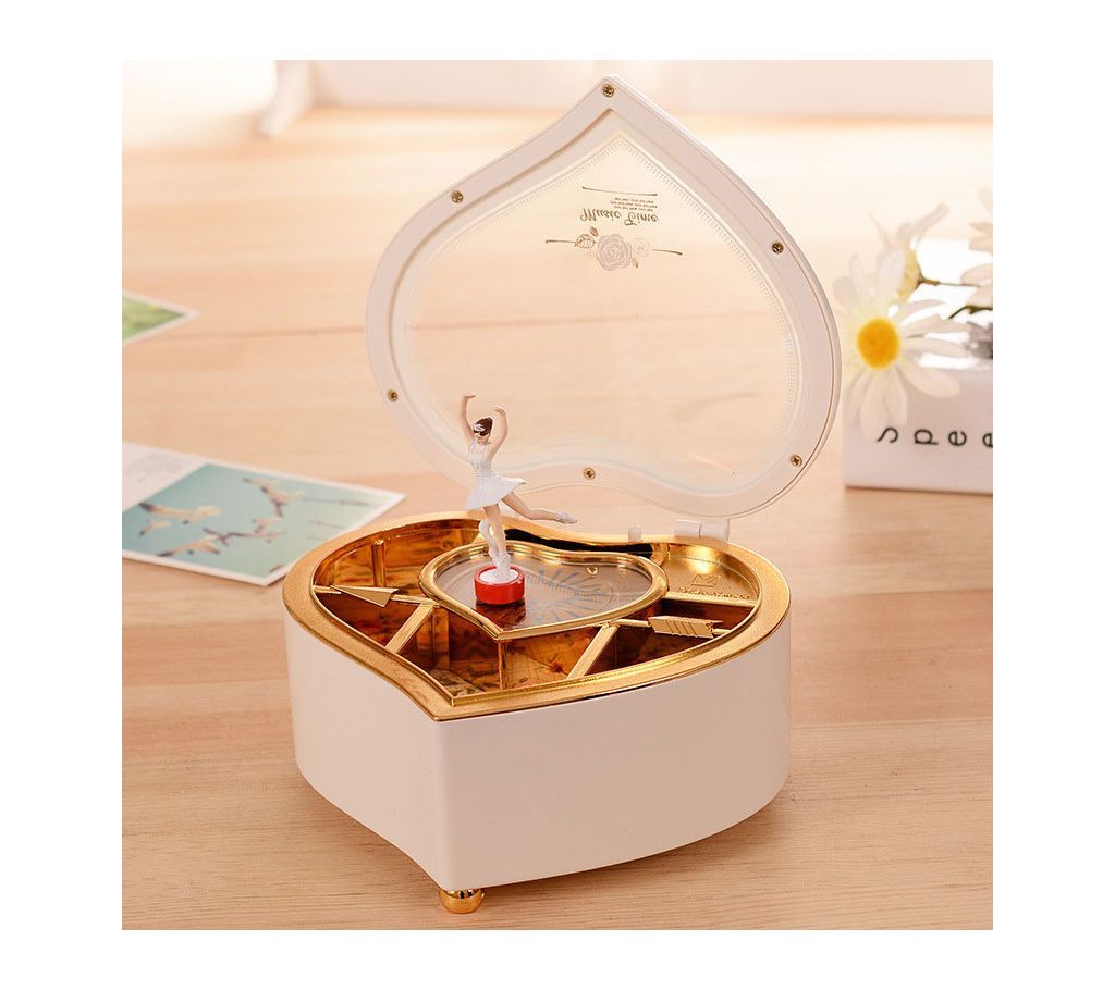 Heart Shape jewelry Music Box