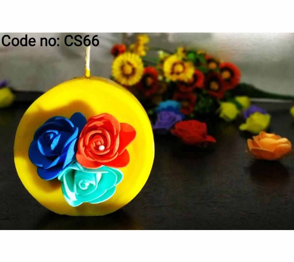 Round Shaped Mix Color Candle