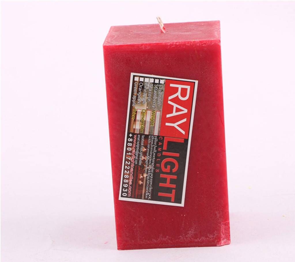 Square Pillar Red Candle (180 GM)