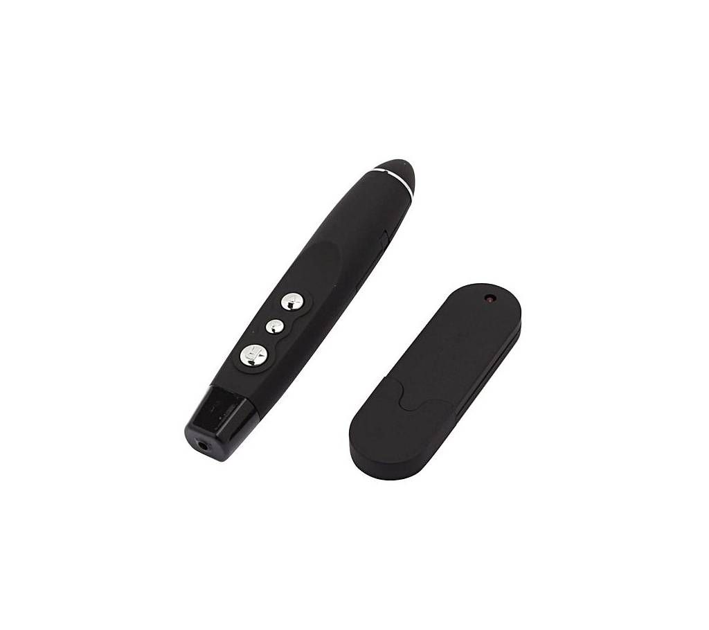 Beacon USB Wireless Remote Clicker Pen Presenter - Black