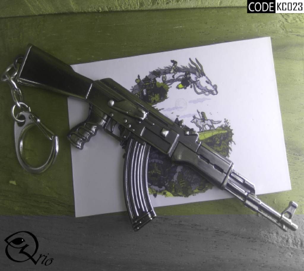 Gamers AK47 Rifle Keychain
