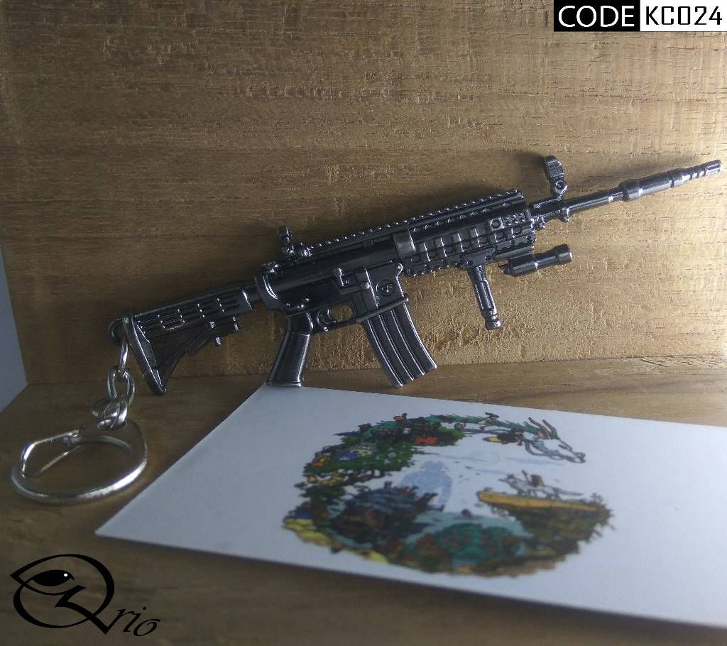 Gamers Assault Rifle Version 1 Keychain