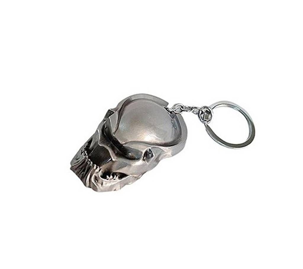 Predator metal keyring - silver