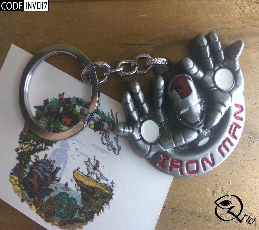 Marvel Avangers Iron Man Silver Keychain