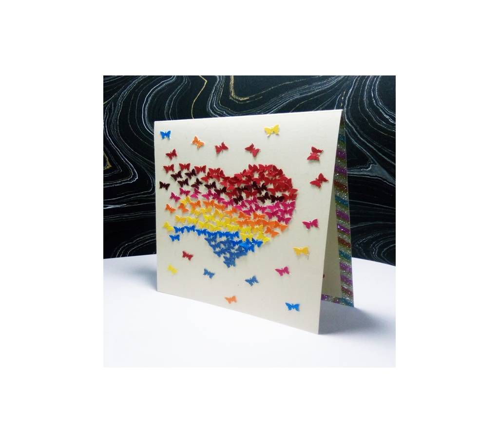 Butterfly Heart Greeting Card
