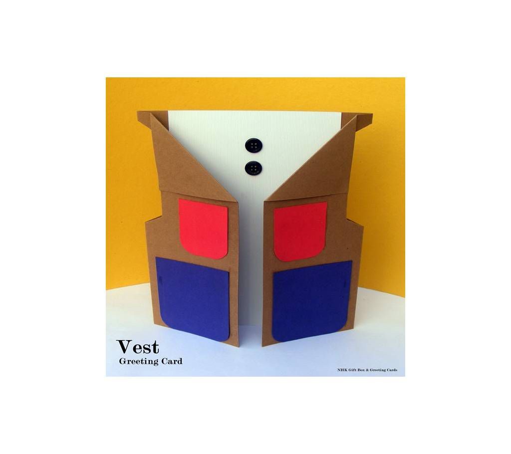 Vest Greeting Card