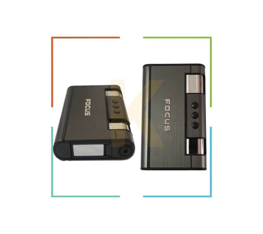 Focus Cigarate Case with Lighter