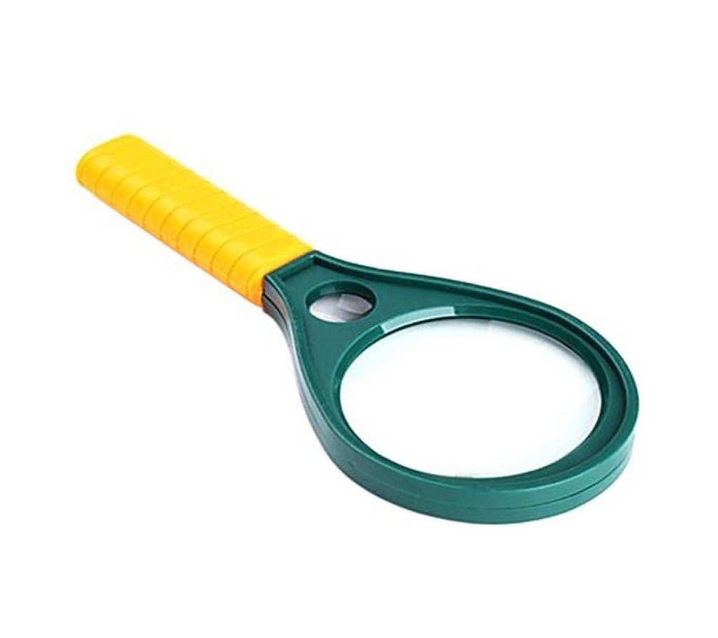 Powerful Magnifying Glass - 50mm - Green and Yellow