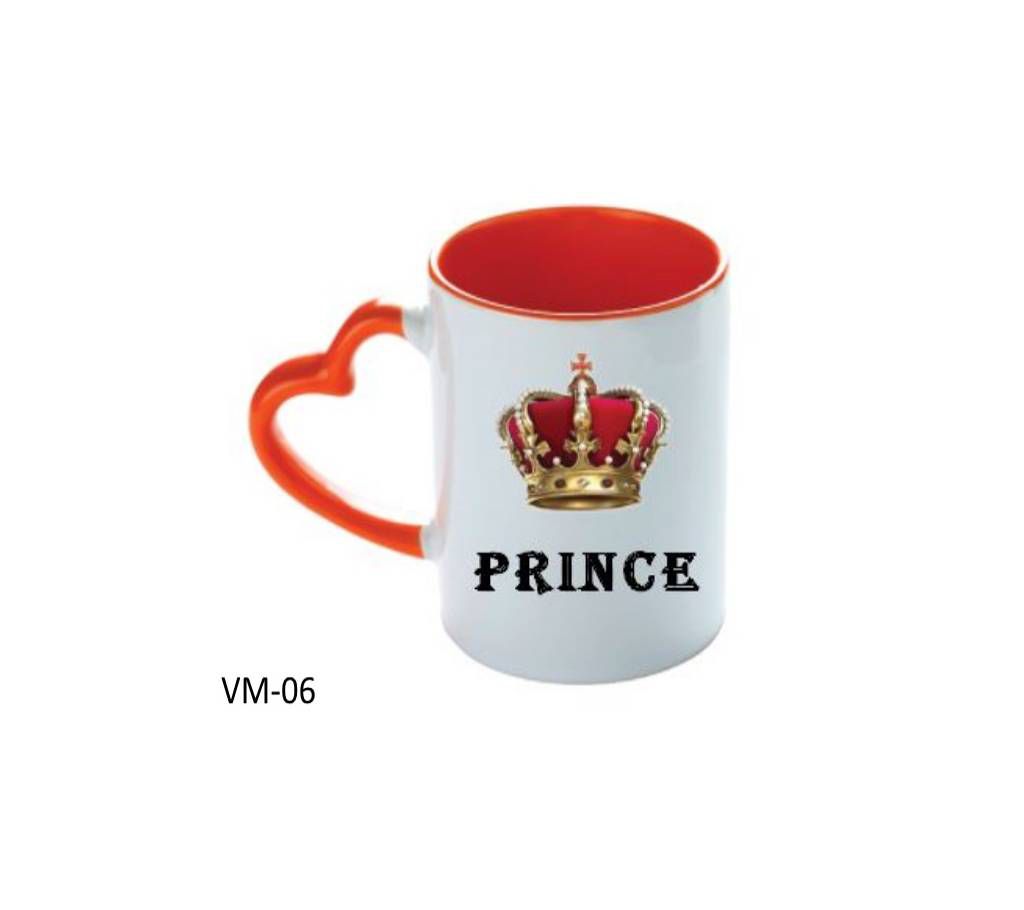 Prince Princes valentine love couple mug 