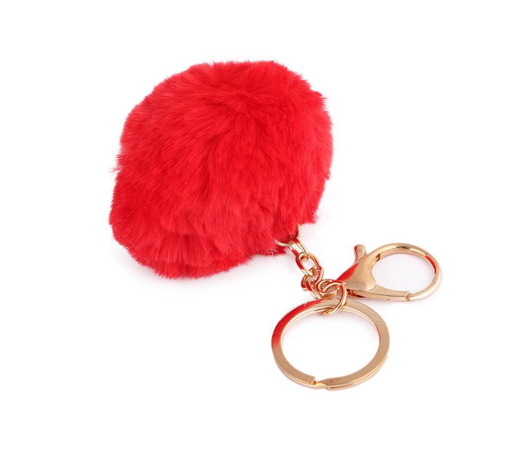 Cute Pompom Key Ring