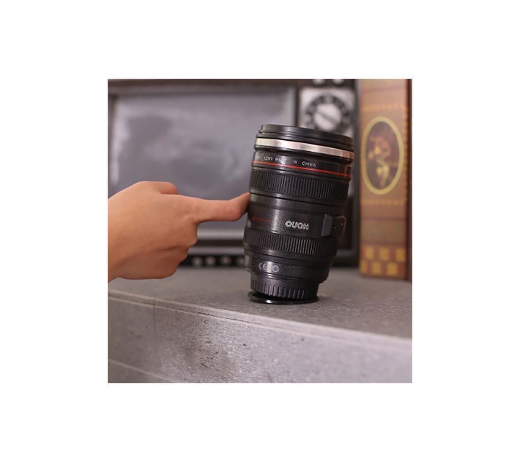 Camera lens coffee mugs