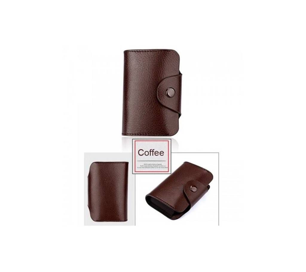 Leather Credit Card Holder with Wallet