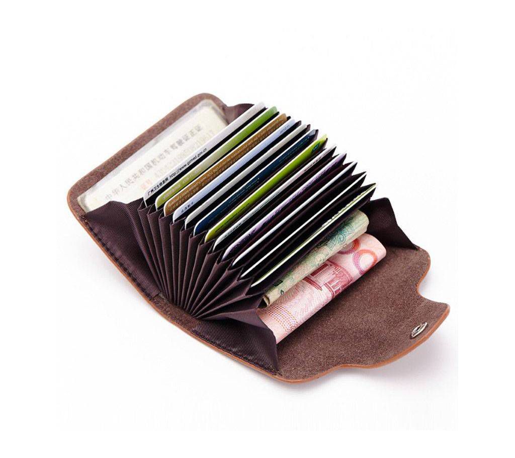 Fashion Leather Luxury Credit Card Holder & Wallet