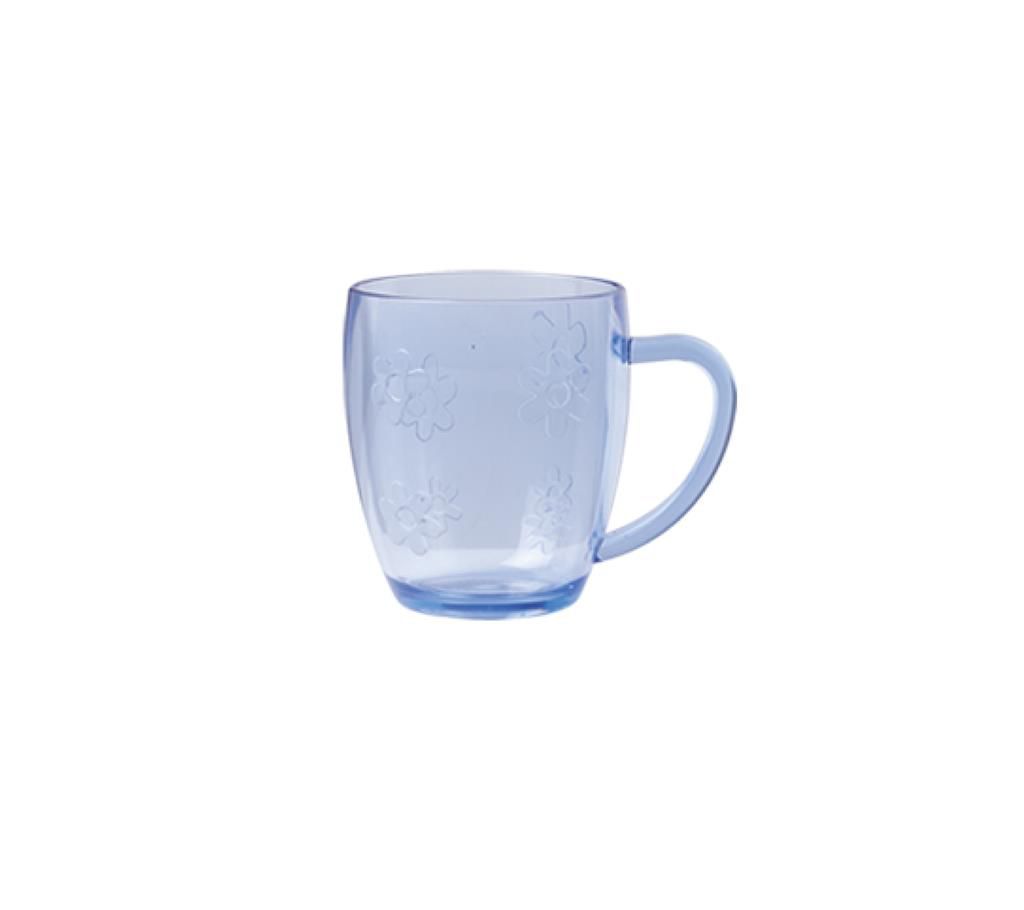 74204 Popular Coffee Mug 0.45L - Transparent (Combo of 3)