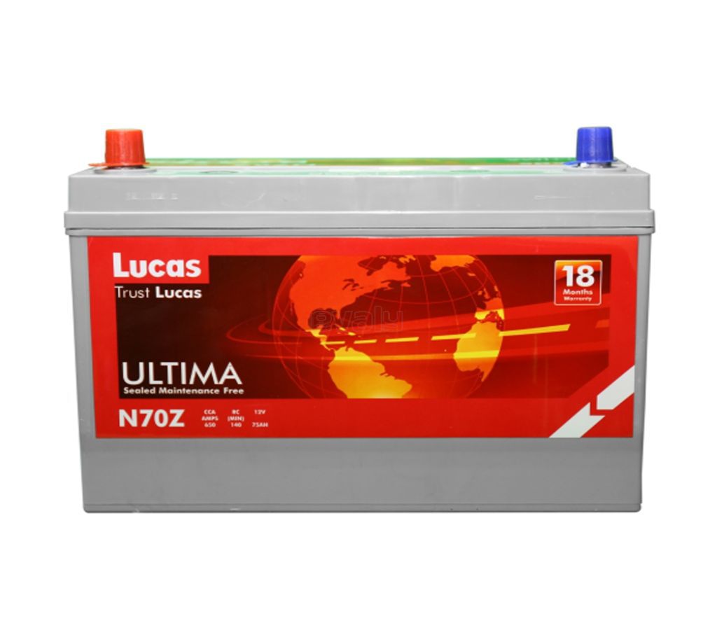 LUCAS ULTIMA SMF N70Z 12V, 75Ah Dry Cell Battery