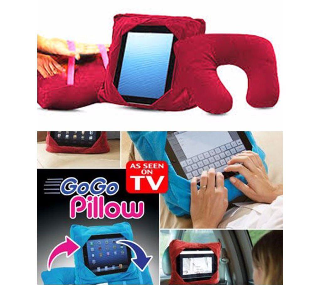 Multifunctional red Travel pillow