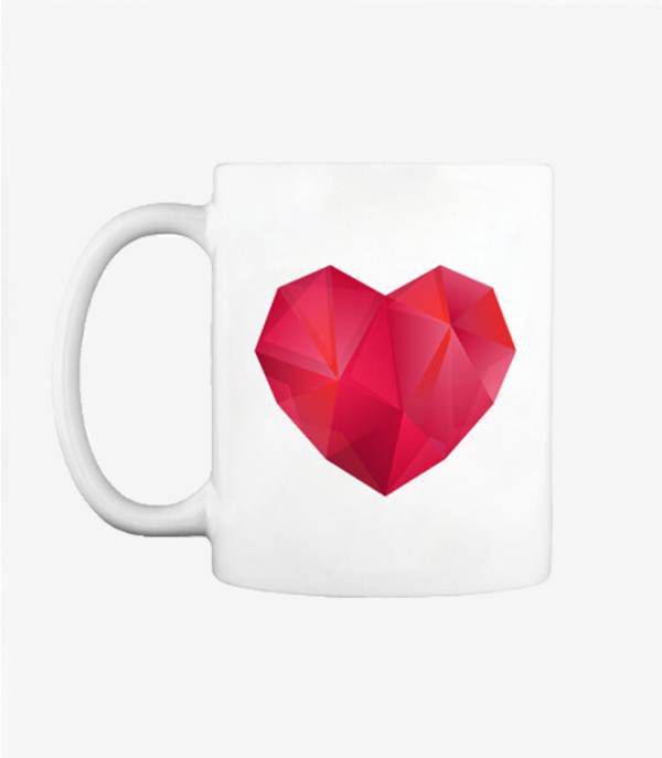 Valentine Heart Printed Mug 