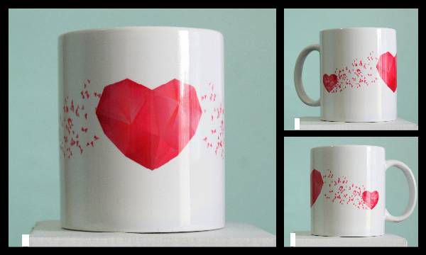 Valentine Heart Printed Mug 
