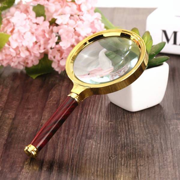 Jewelry Loupe Magnifying Glass - Gold