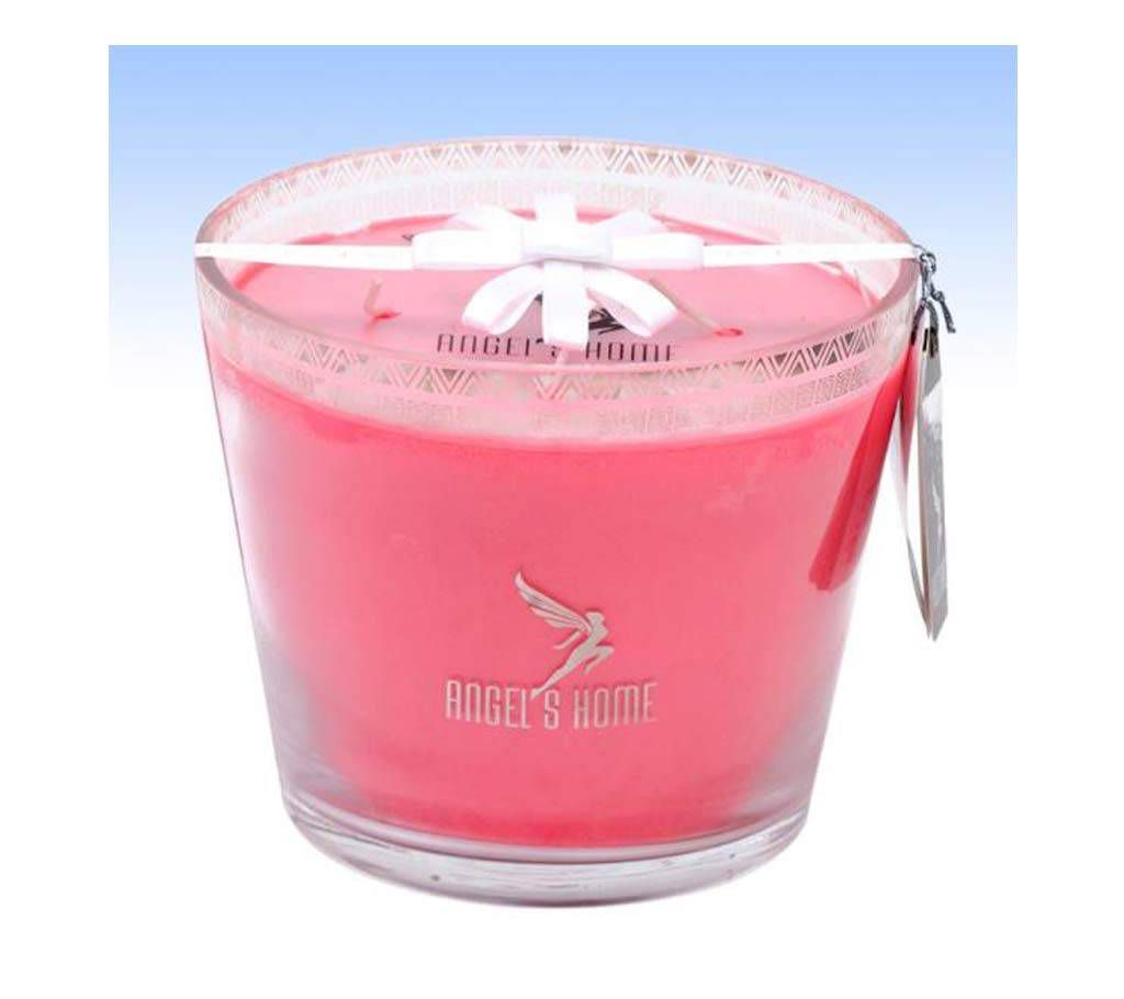 GLASS JAR CANDLE - Rose Fragrance