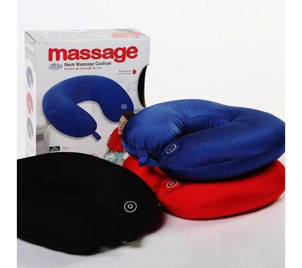 Vibrating Neck Massager Travel Pillow (1Pc)