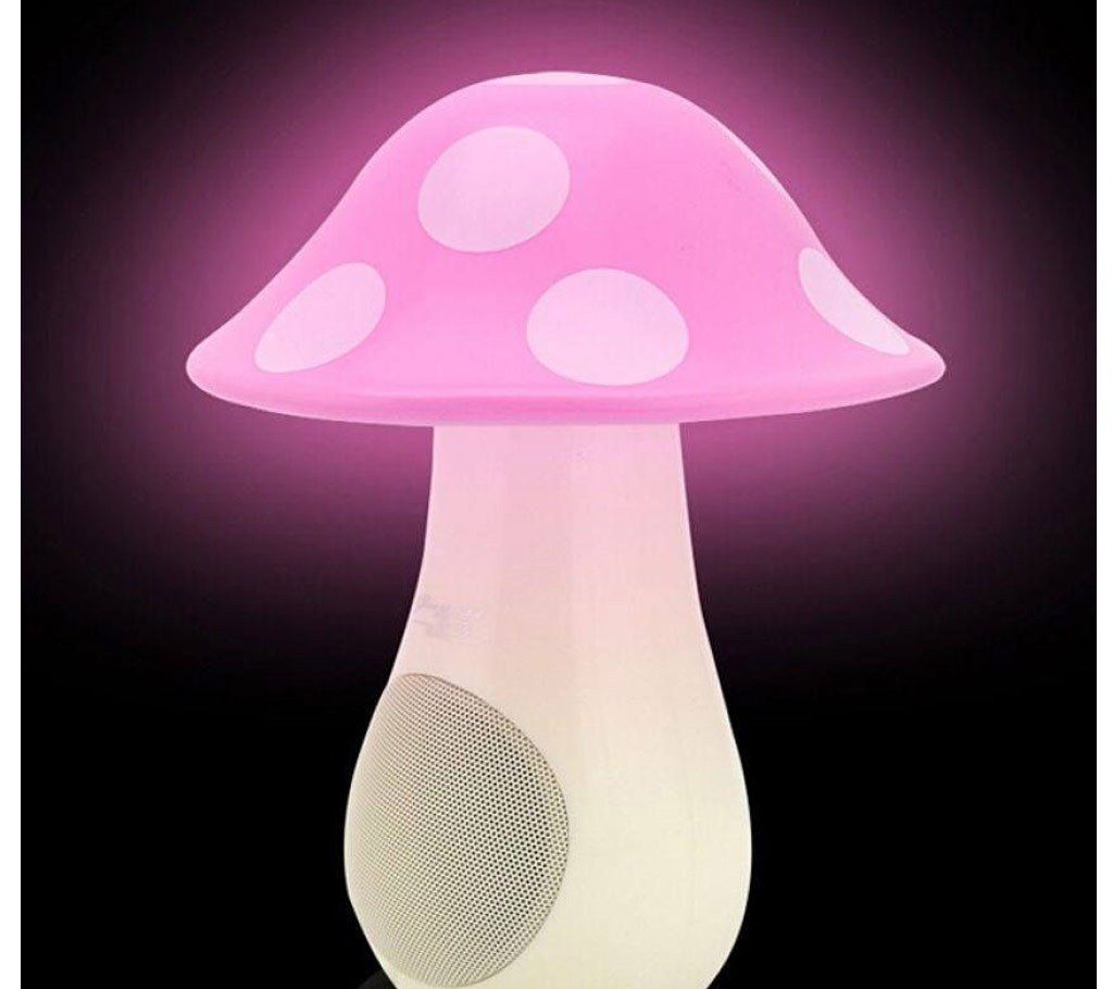 USB Mushroom Shaped LED Light cum Speaker