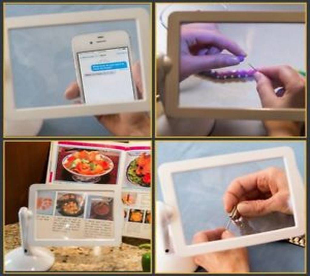 Brighter Viewer hands-free LED magnifier