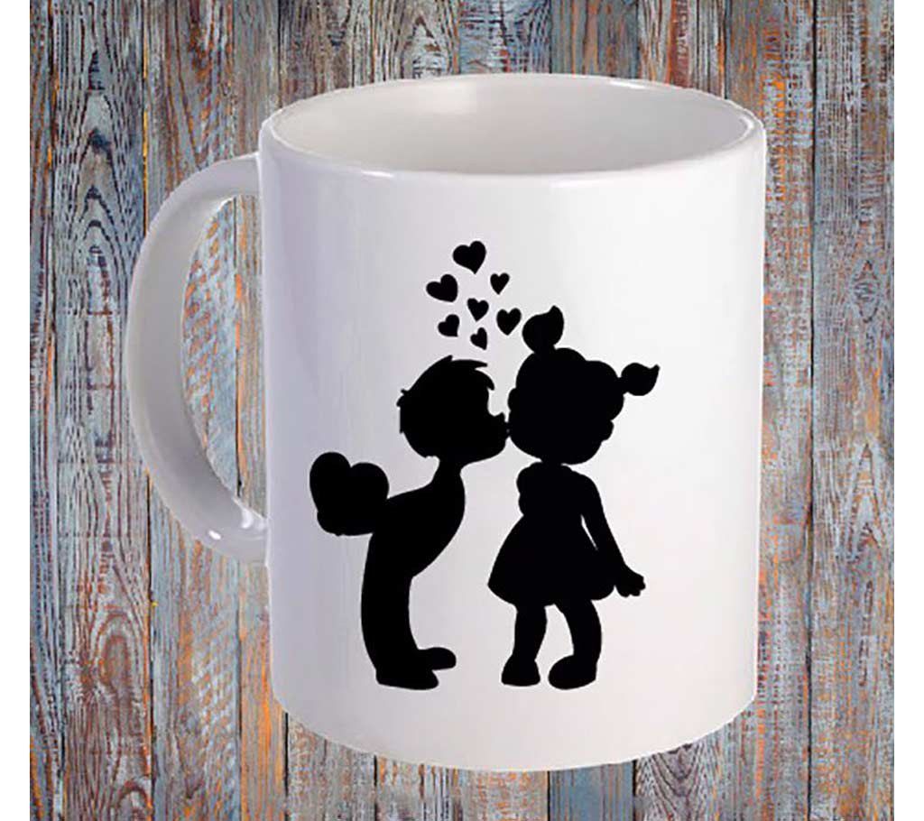 Black couple love mug