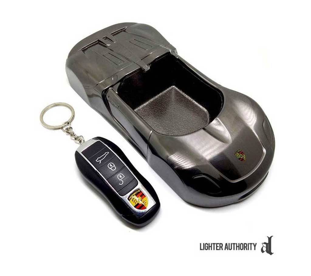 Gas Lighter Ash Tray Combo Ferrari Car and Key