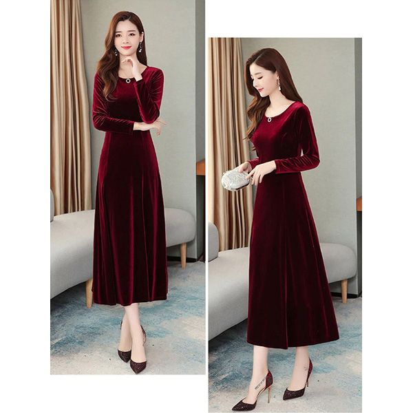 High Quality China Glossy Luxury Velvet Winter Wear for Woman 8