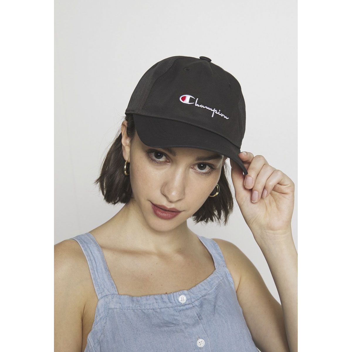 Brand New Champion Black Cap Snapback