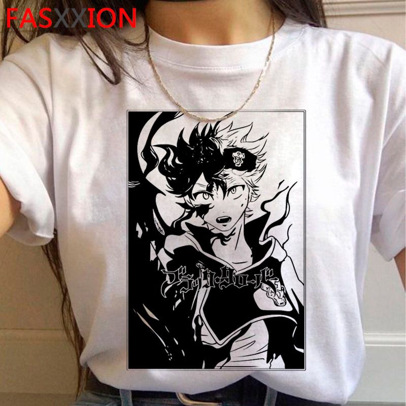 Japan Manga Asta Black Clover Funny Anime T-shirt Men Harajuku Graphic Anime T Shirt Streetwear Cool Tshirt Hop Top Tee Male