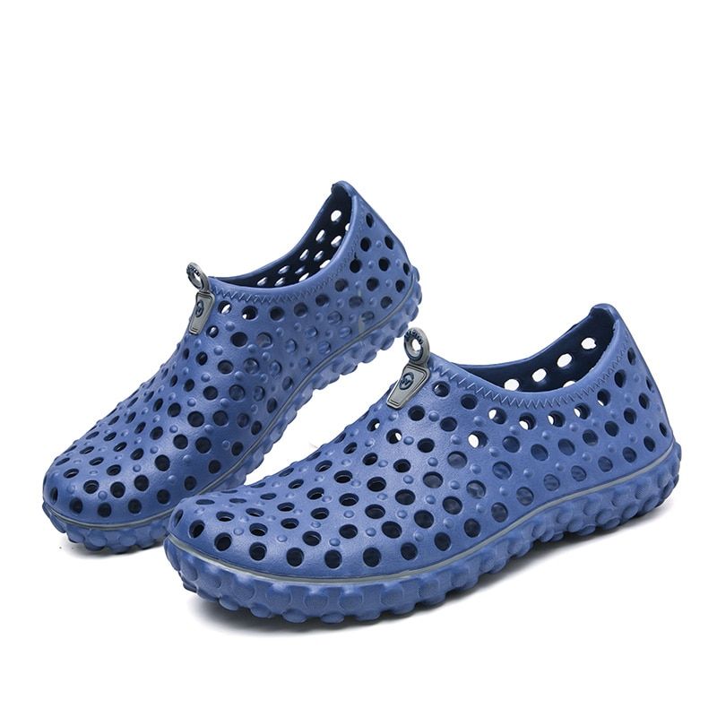 QUAOAR Garden Clog Shoes For Men Quick Drying Summer Beach Slipper Flat Breathable Outdoor Sandals Male Gardening shoe